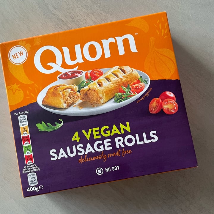 photo of Quorn 4 Vegan Sausage Rolls shared by @hayley83 on  03 Jul 2022 - review