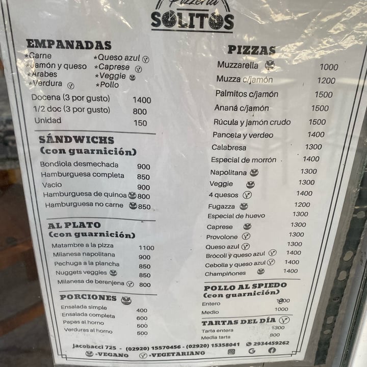 review photo of Pizzería Solitos Pizza Vegana shared by @ramix on 24 Jan 2022 - review
