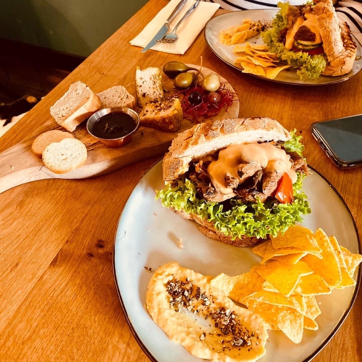 review photo of Mr. & Mrs. Watson Reuben Sandwich and vegan cheese platter shared by @peterv50 on 02 Jun 2020 - review