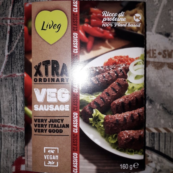 photo of Liveg Veg sausage shared by @eleveg on  09 Mar 2021 - review