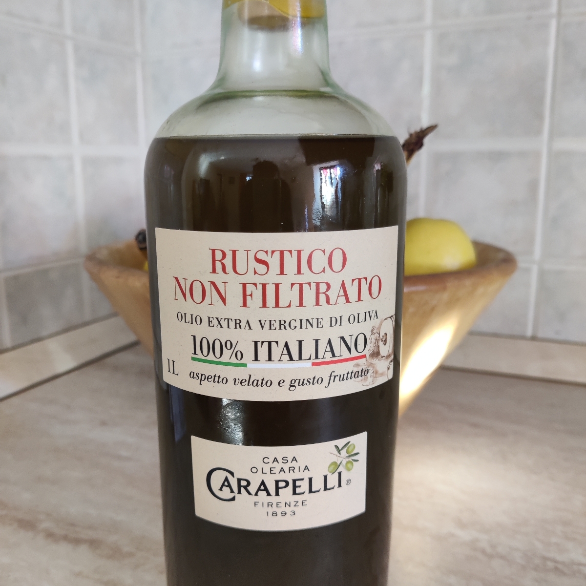 Carapelli Rustico non filtrato olio extra vergine di oliva Reviews