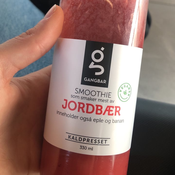 review photo of gangbar SMOOTHIE JORDBAER shared by @flaviazoe on 15 Apr 2022 - review