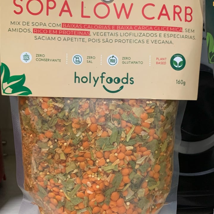 photo of Holy Foods Ltda. Sopa Low Carb shared by @adri82 on  04 Jun 2022 - review