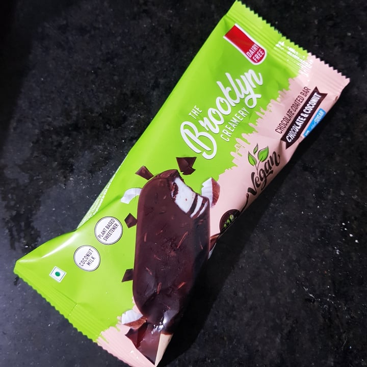 photo of The Brooklyn Creamery Chocolate Coated Bar - Chocolate & Coconut shared by @deechooses on  04 Feb 2022 - review