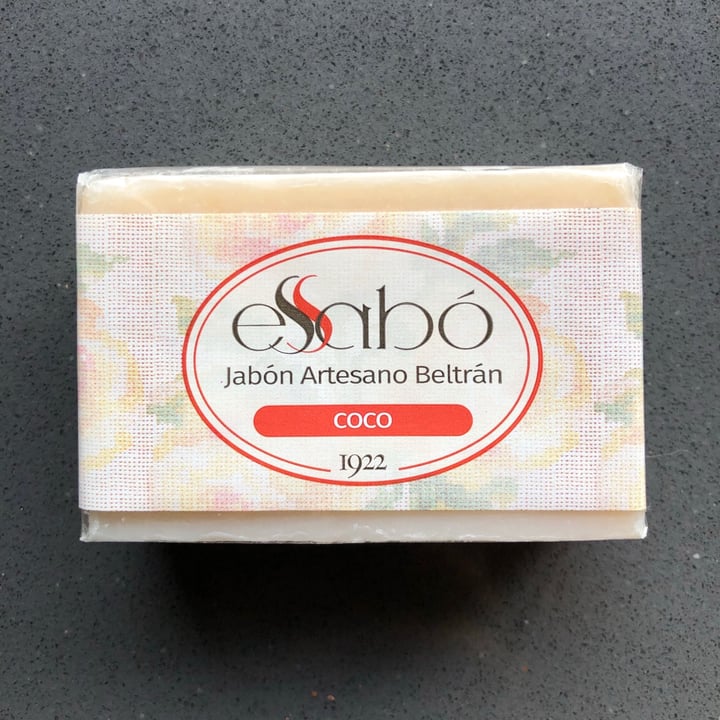 review photo of essabó jabón de coco shared by @laiavegana on 17 Sep 2021 - review