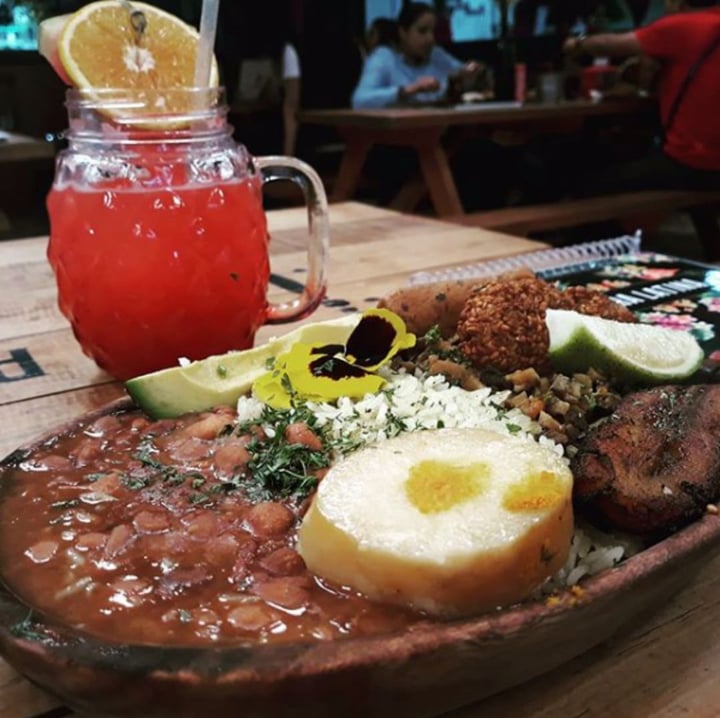 photo of Comedor de los Milagros Bandeja paisa Vegana shared by @mirei on  21 Jan 2020 - review