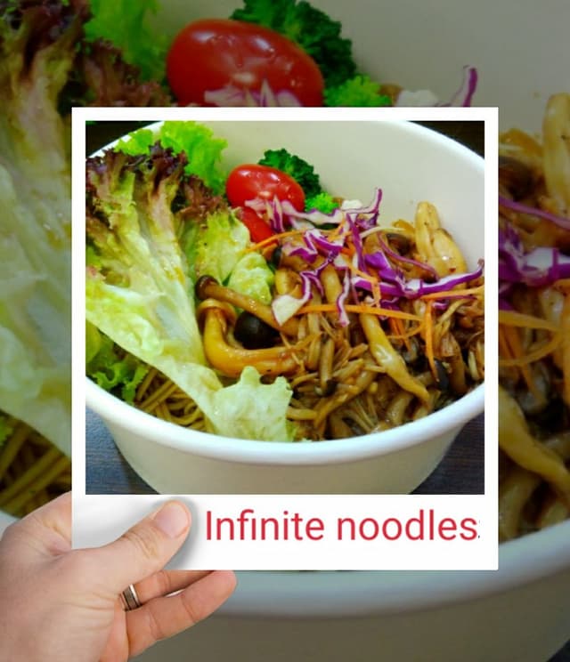 「Infinite Mix Mushroom Noodle」の料理の写真