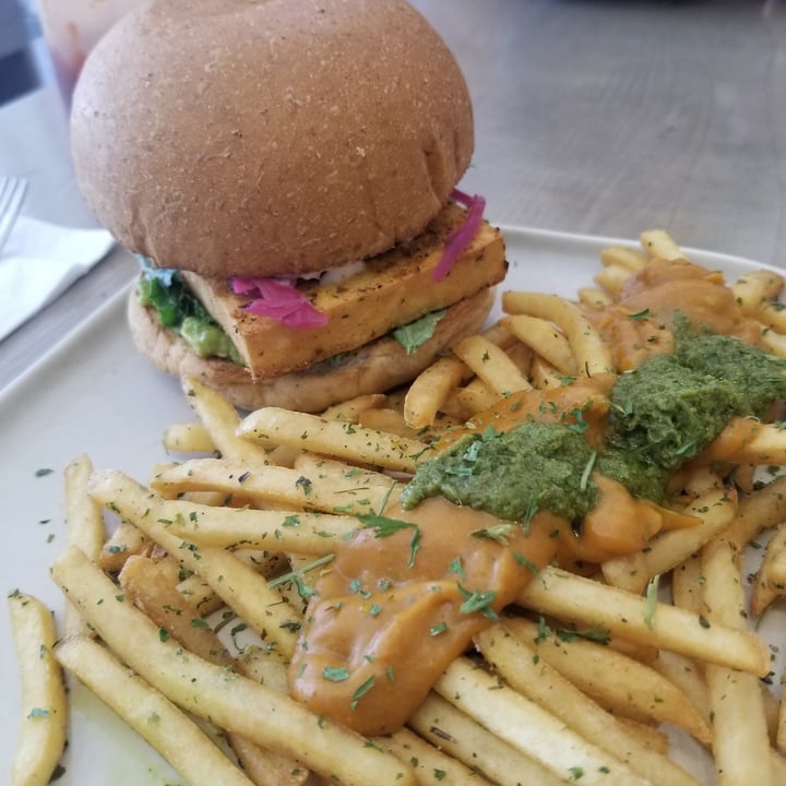 review photo of Parka Food Co. Chicken Fried Tofu Sandwich shared by @katysp on 10 Aug 2022 - review