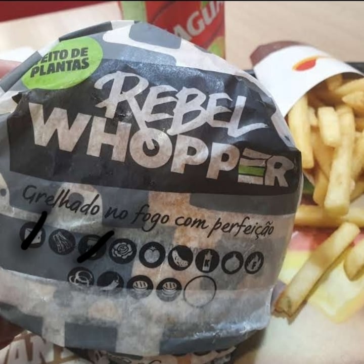 photo of Burger King Rebel whopper shared by @christianecm on  06 Jul 2021 - review