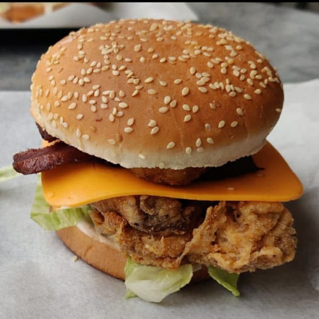 Foto do prato “The Big Burger”