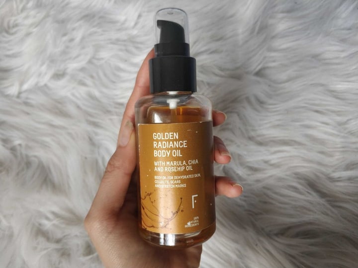 photo of Freshly Cosmetics Golden Radiance Body Oil shared by @romeiry on  21 Apr 2020 - review