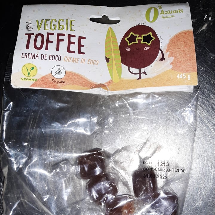 photo of El Veggie Toffee Caramelos de Crema de Coco shared by @thebosc on  31 Jul 2021 - review