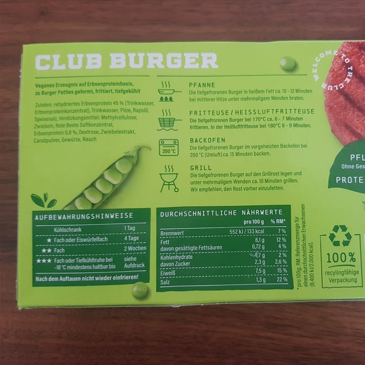 photo of Veggie Club Club burger - Burger Patties shared by @melmey on  17 Jul 2021 - review