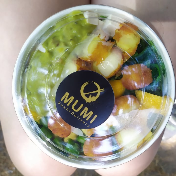 photo of Mumi Sushi Delivery pokè regular con crocchette di patate e asparagi shared by @andreino on  24 Jul 2022 - review