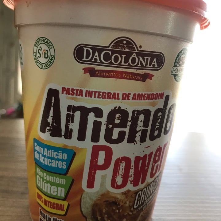 photo of amendo power PASTA DE AMENDOIM shared by @syssascheffer on  07 May 2022 - review