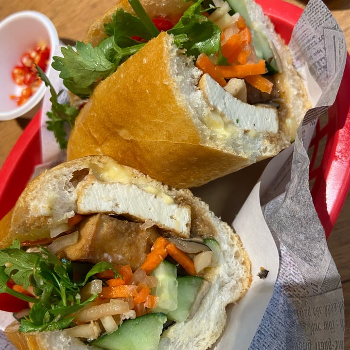 photo of Namnam - Wheelock Place Lemongrass Tofu, Braised Mushrooms Banh Mi shared by @misssedgwick on  03 Apr 2022 - review