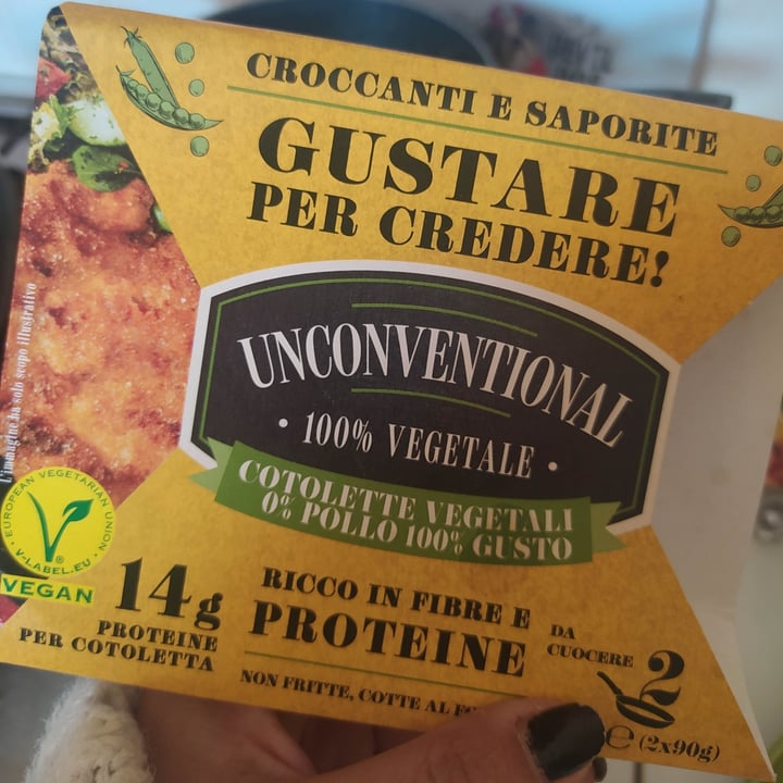 photo of Unconventional Cotolette Vegetali 0% Pollo 100% Gusto shared by @layayaveg on  09 Nov 2022 - review