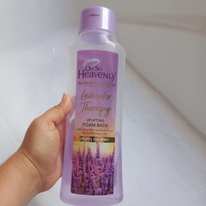 photo of Oh So Heavenly Lavender Therapy Pampering Foam Bath shared by @bl on  17 Feb 2022 - review