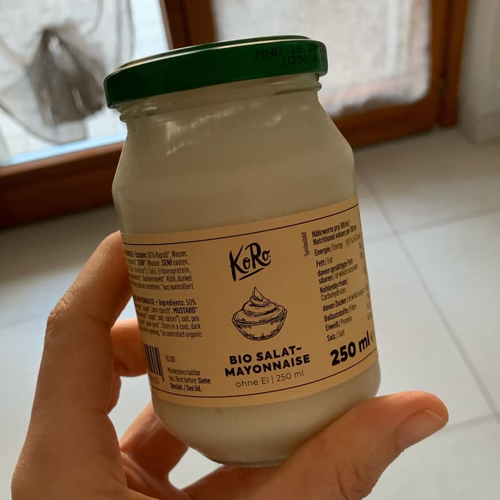 photo of Koro Bio salat-mayonnaise shared by @vegzari on  23 Feb 2022 - review