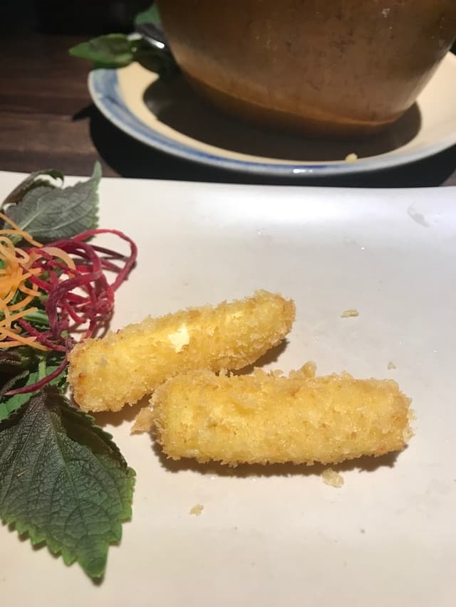 「Fried tofu」の料理の写真