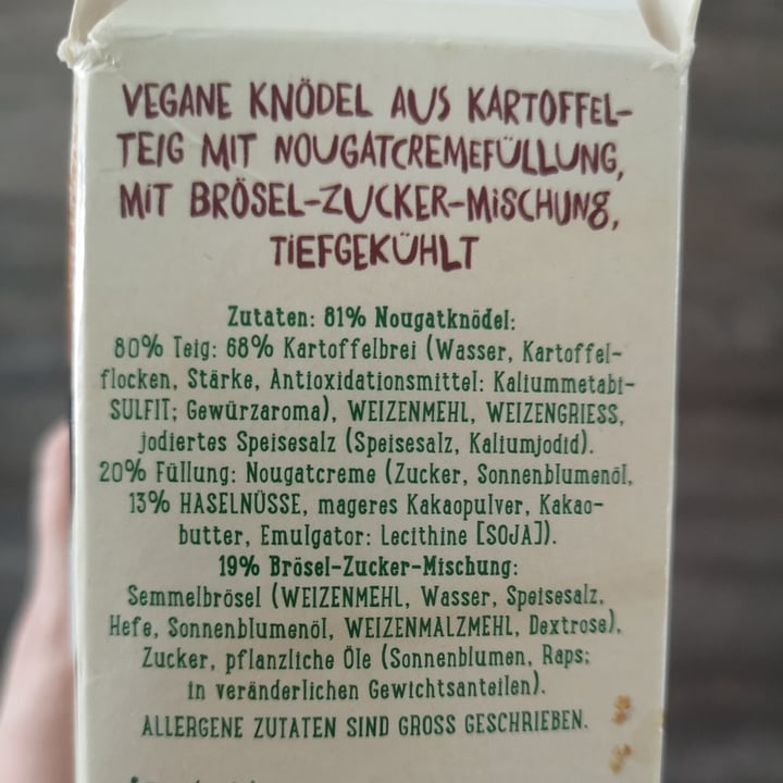 photo of Vegavita Nougat Knödel shared by @luisaluisa on  19 Jun 2021 - review