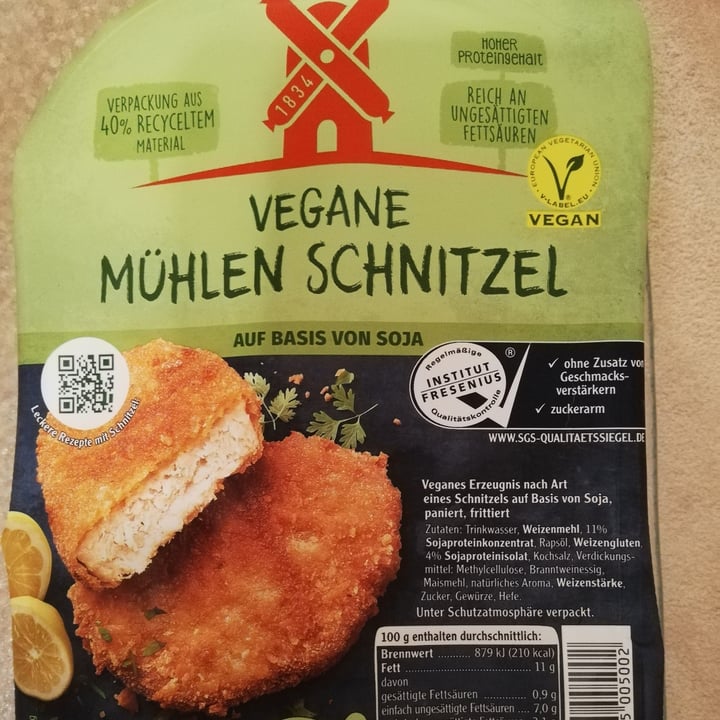 photo of Vegane mühlen Schnitzel Vegane Mühlen Schnitzel shared by @renatad on  20 Dec 2021 - review