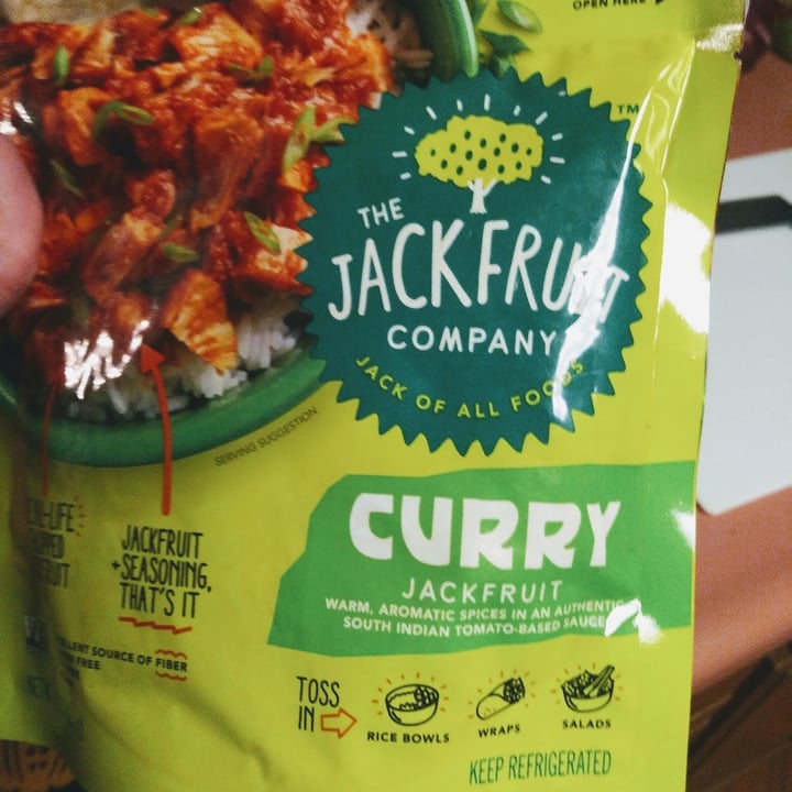 photo of The Jackfruit Company Curry Jackfruit Meal shared by @veg4theanimals on  21 Jan 2021 - review