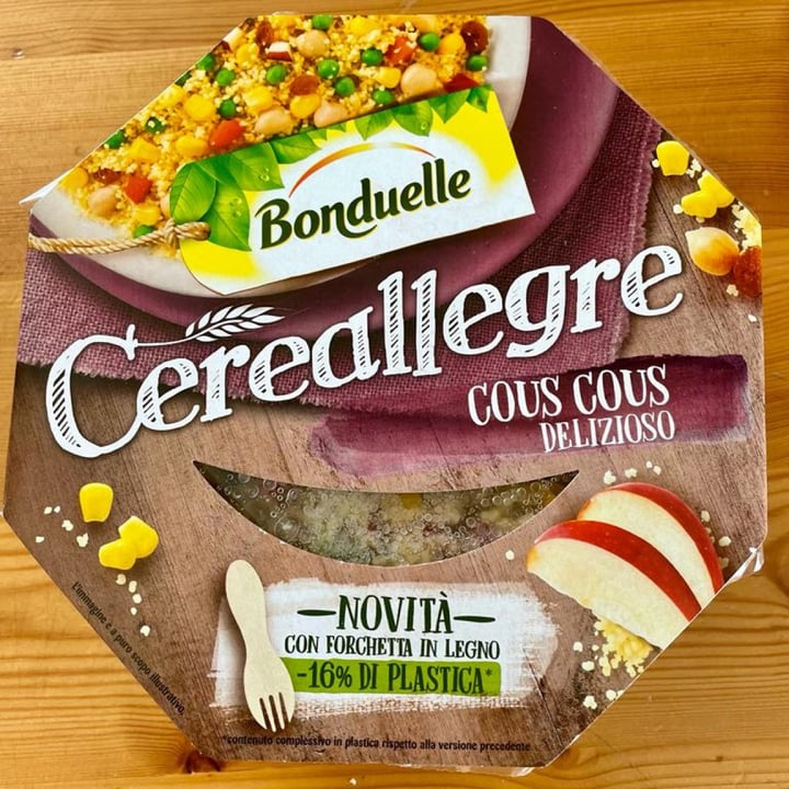 photo of Bonduelle Cereallegre Cou Cous shared by @fbradaschia on  17 Sep 2022 - review
