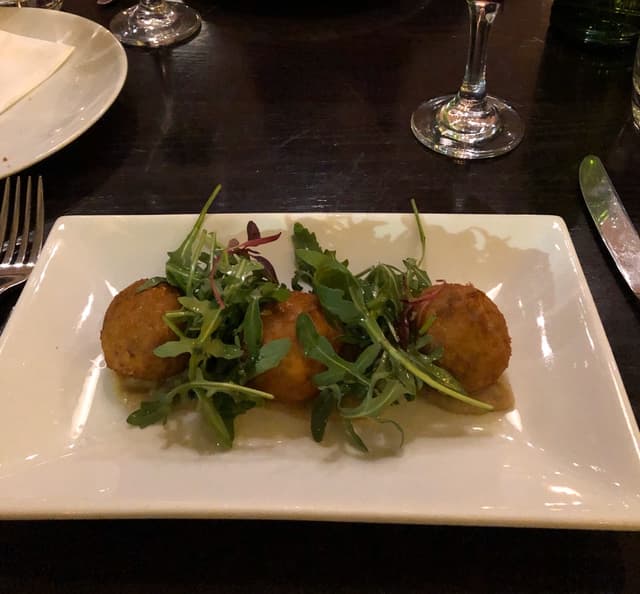 Photo of the dish “Wild Mushroom & Truffle Arancini”