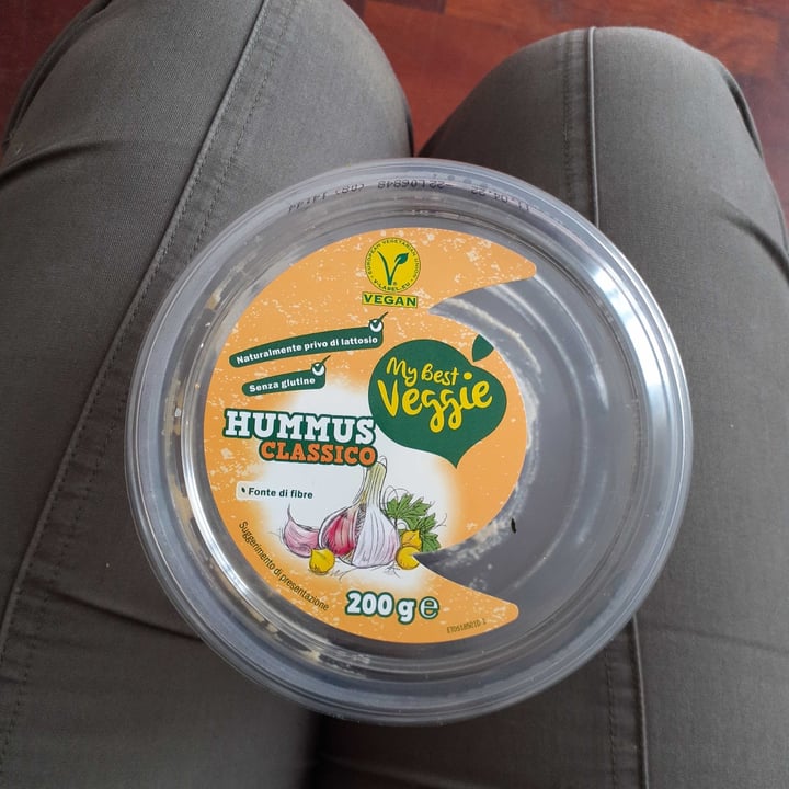photo of My Best Veggie Hummus classico shared by @ilatobia on  25 Mar 2022 - review