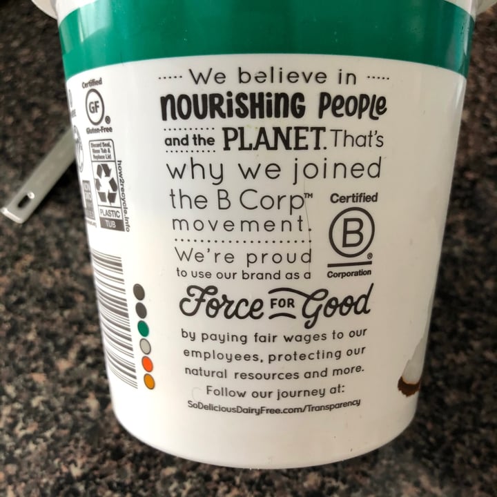 photo of So Delicious Dairy Free Unsweetened Coconut Milk Yogurt Alternative shared by @aqualing on  28 Apr 2021 - review