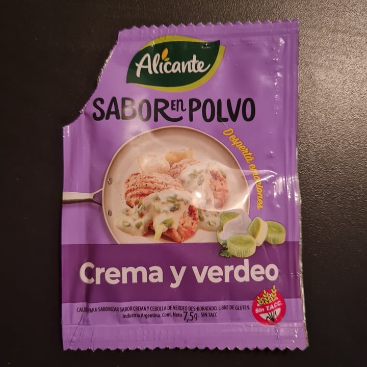 photo of Alicante Crema Y Verdeo Saborizante En Polvo shared by @julisturla on  03 Oct 2021 - review