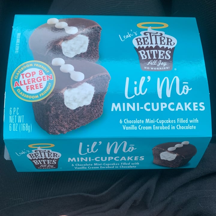 photo of Leah’s Better Bites lil mo’s vegan cupcakes shared by @malpal on  16 May 2022 - review