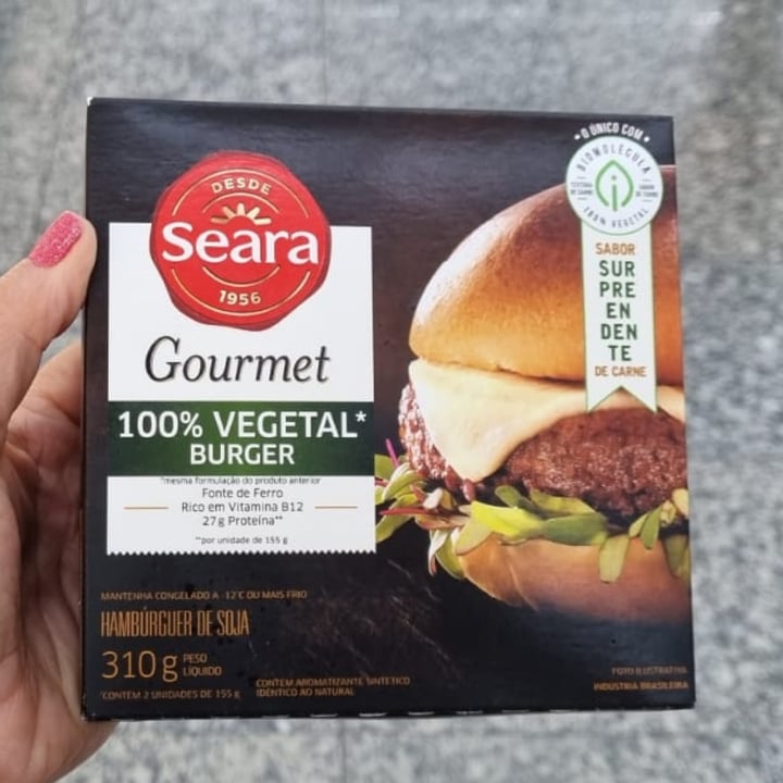 photo of Seara Gourmet Incrivel Burger shared by @gabelima on  15 May 2022 - review