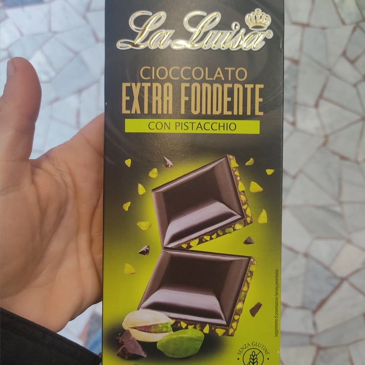 photo of La Luisa Cioccolato Extra Fondente con Pistacchio shared by @lauradavega2 on  30 Jun 2022 - review