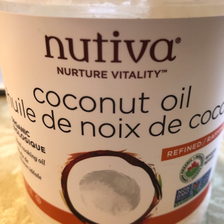 photo of Nutiva Organic coconut oil - Refined shared by @vegan-claudia on  19 Jun 2021 - review