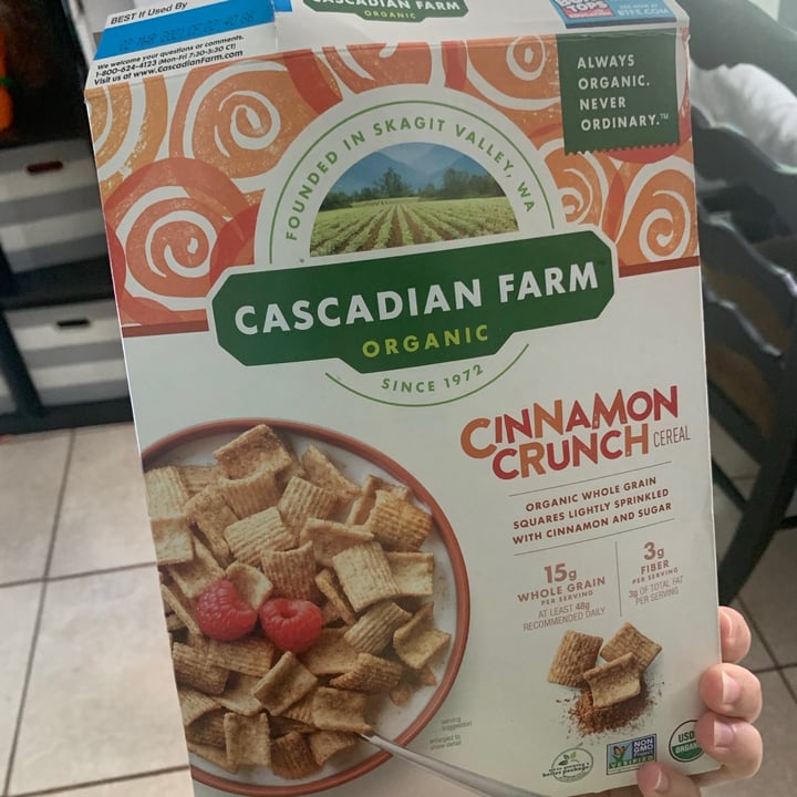 photo of Cascadian Farm Cinnamon Crunch shared by @christajosie86 on  14 Jun 2020 - review