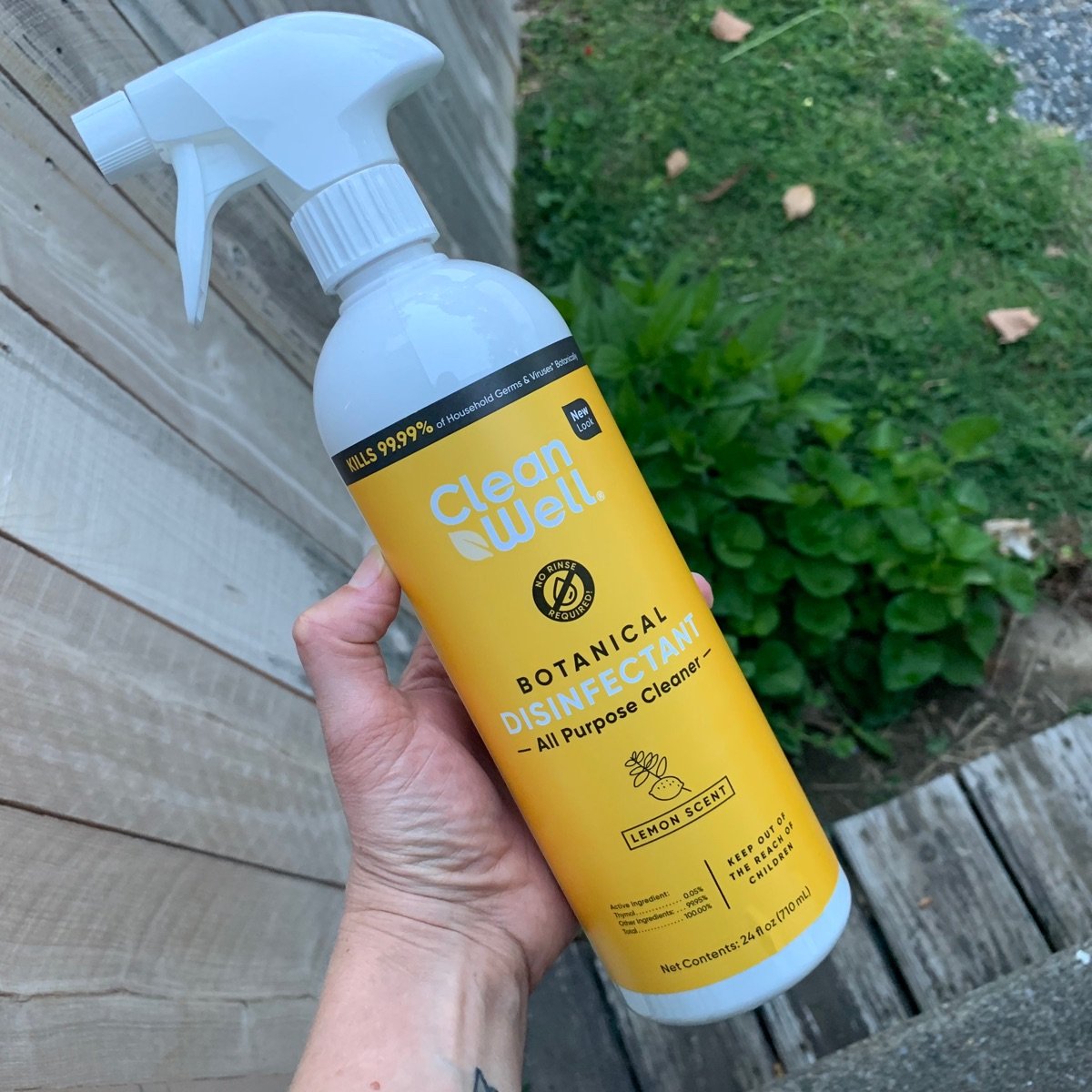 CleanWell Botanical Disinfectant Lemon Scent Reviews abillion
