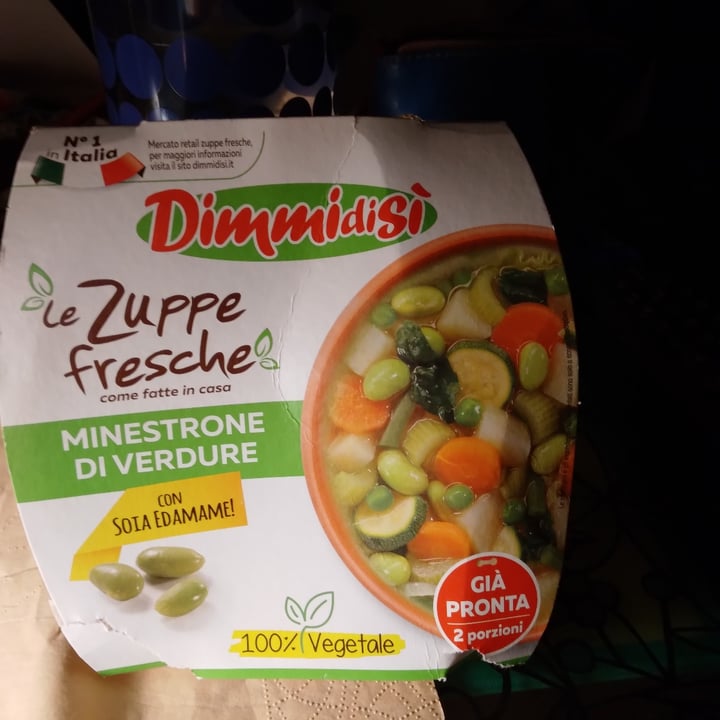 photo of Dimmidisi Minestrone di verdure con soia edamame shared by @annalisapasero on  01 Dec 2022 - review