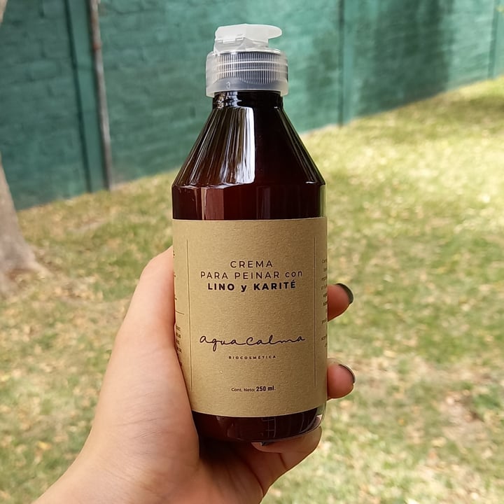 review photo of AguaCalma Crema para peinar Lino y Karite shared by @caroyebra on 18 Feb 2021 - review