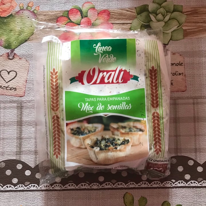 photo of Orali Tapa para Empanada Mix de Semillas shared by @katmazzello on  12 Jun 2021 - review