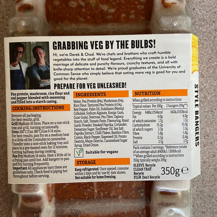 photo of Wicked 6 chorizo style bangers shared by @petermcgill on  12 Jun 2021 - review