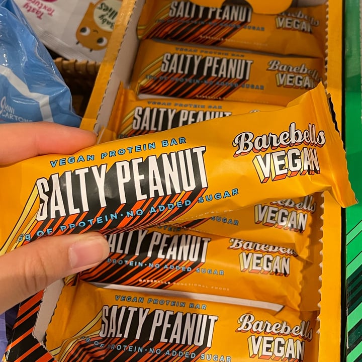 photo of Barebells Vegan Salty Peanut Protein Bar shared by @bevyang on  16 Jul 2022 - review