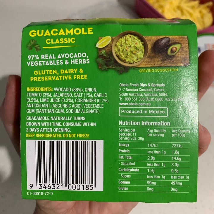 photo of Obela Guacamole classic shared by @justineswhitsundays on  02 Aug 2021 - review