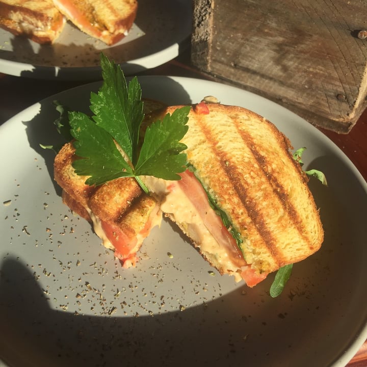 photo of Earth Deli Chickpea toastie shared by @nikkiturck on  25 Aug 2020 - review