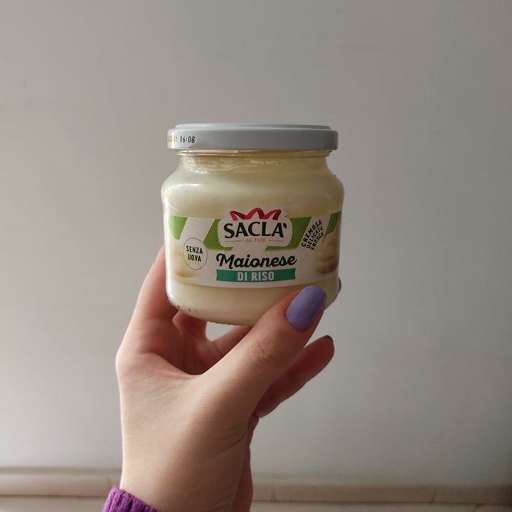 photo of Sacla Maionese Di Riso shared by @giomgl on  16 Mar 2022 - review