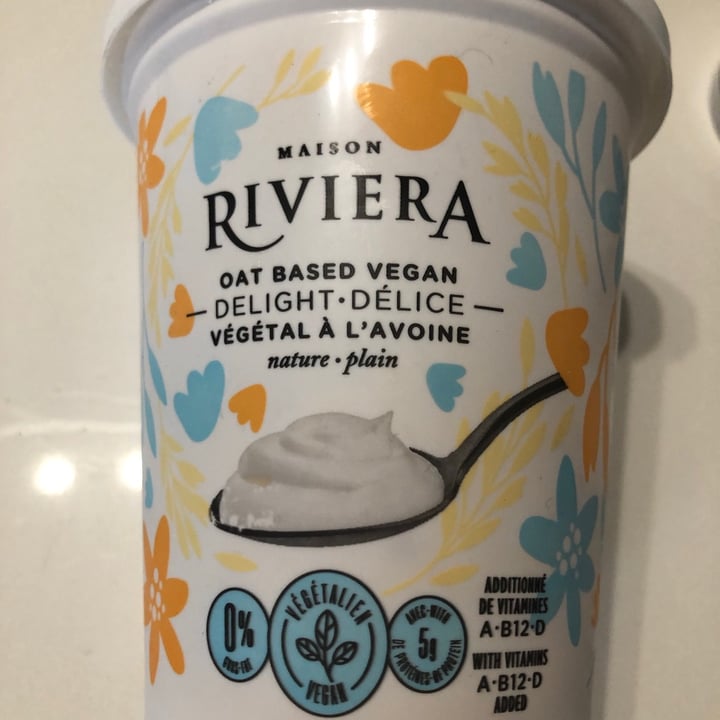 photo of Maison Riviera Oat yogurt shared by @sarahmckinnon on  12 Oct 2020 - review