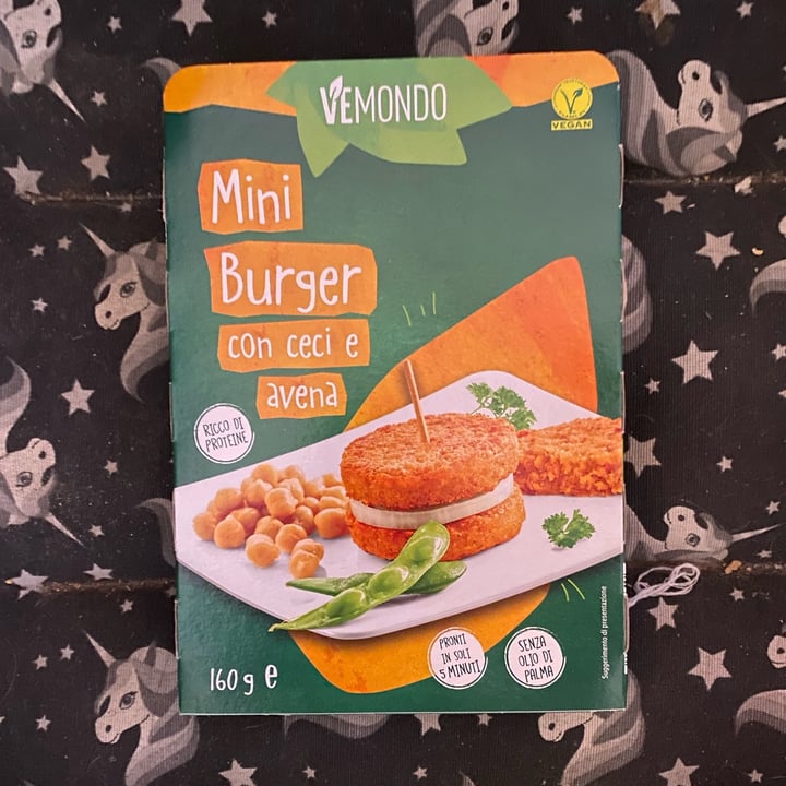 photo of Vemondo Mini Burger Con Ceci e Avena shared by @martalombardi on  13 Jun 2022 - review