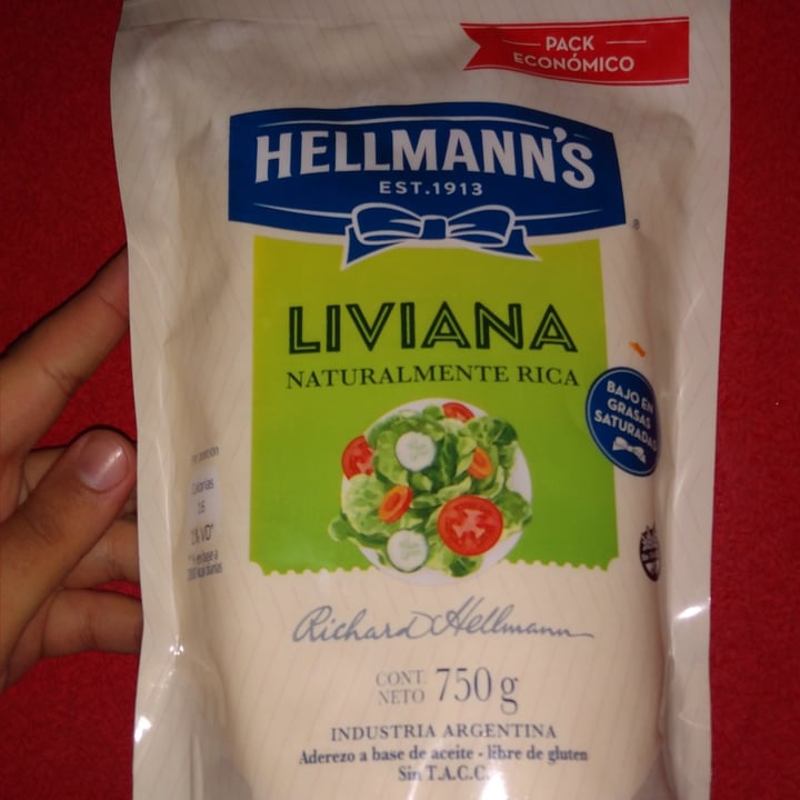 photo of Hellmann’s Mayonesa Liviana shared by @tamara-mascarini on  03 Sep 2021 - review