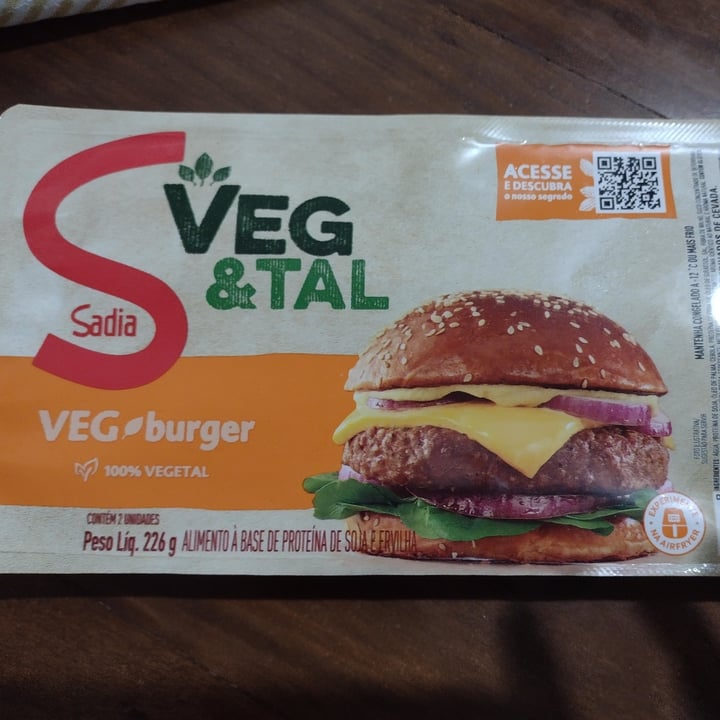 photo of Sadia Hambúrguer Vegetal shared by @annalanda on  21 Jun 2022 - review